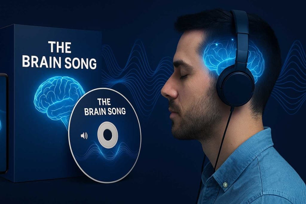Listening to The Brain Song audio program for brain support